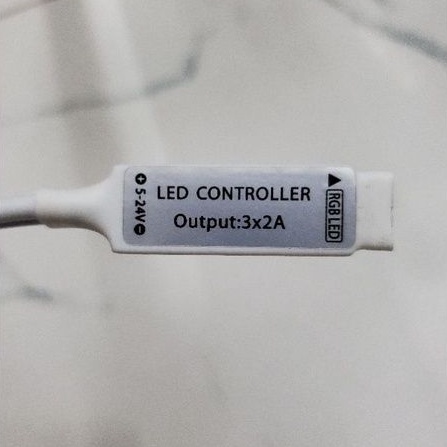 Bộ điều khiển kèm remote Mini 24 phím dùng cho led RGB 5-24V