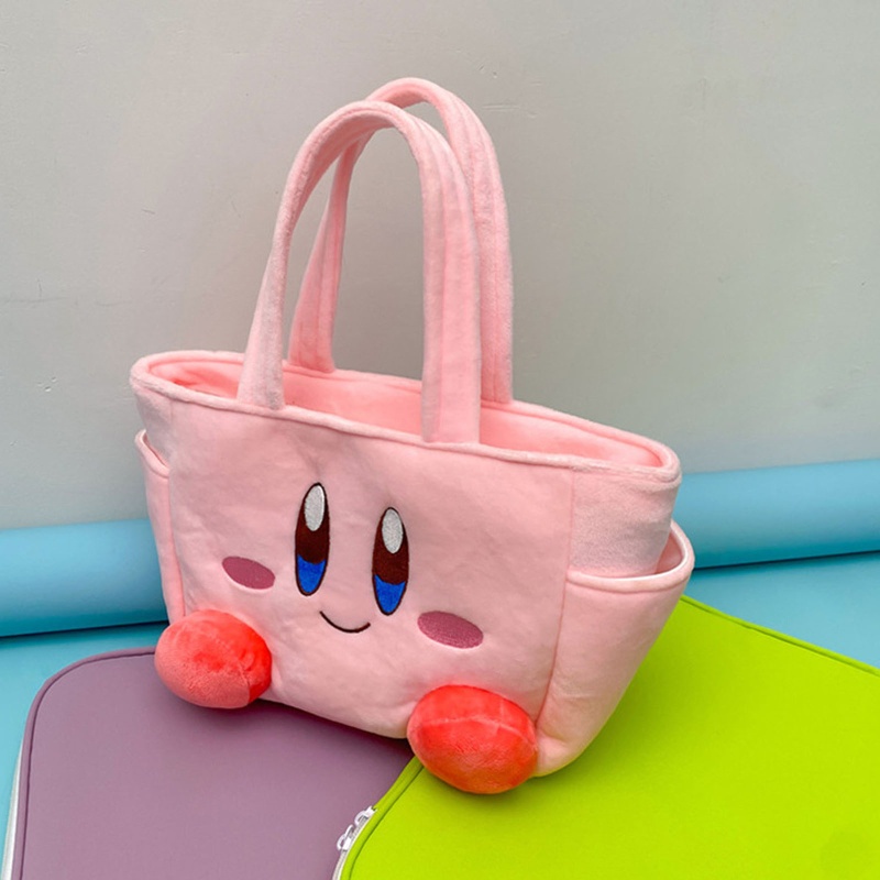 Túi Xách Tay Bằng Nhung Lông Thiết Kế Hình Anime Dễ Thương Dành Cho Nữ