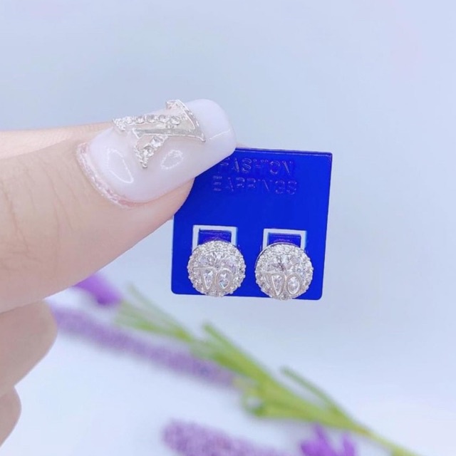 Bông tai bạc  thời trang siêu xinh, thời thượng sang chảnh Mainomi Shop Bạc Xinh
