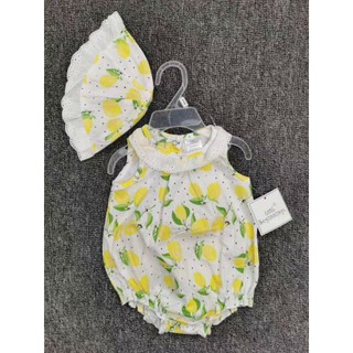 Set body kèm nón bé gái xuất xịn