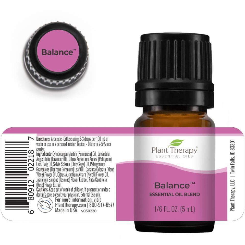 Plant Therapy – tinh dầu hương hoa Balance Synergy thư giãn và cân bằng cảm xúc 100% thiên nhiên natural essntial oil