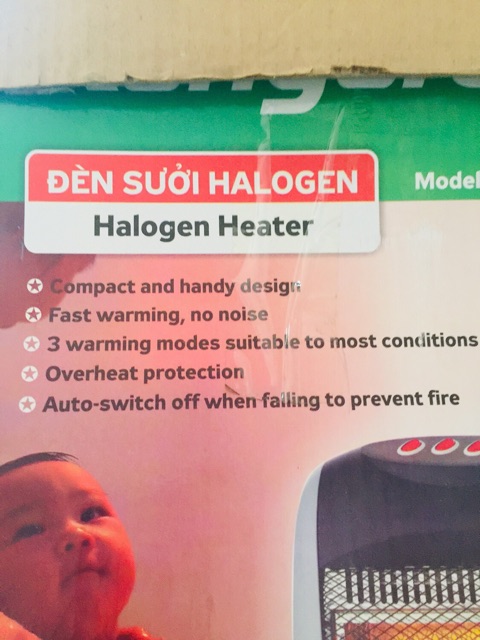 Đèn sưởi Halogen Kangazoo KG1011C