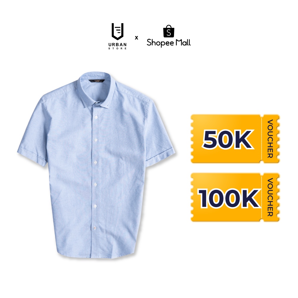 Áo sơ mi nam ngắn tay Urban chất vải oxford cao cấp bền màu, thấm hút mồ hôi NO.0054 ( 4 màu )