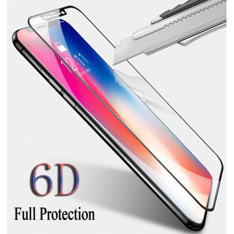 Kính cường lực cong 6D bảo vệ màn hình iPhone 6/6s 6plus/6splus 7/8 7plus/8plus X