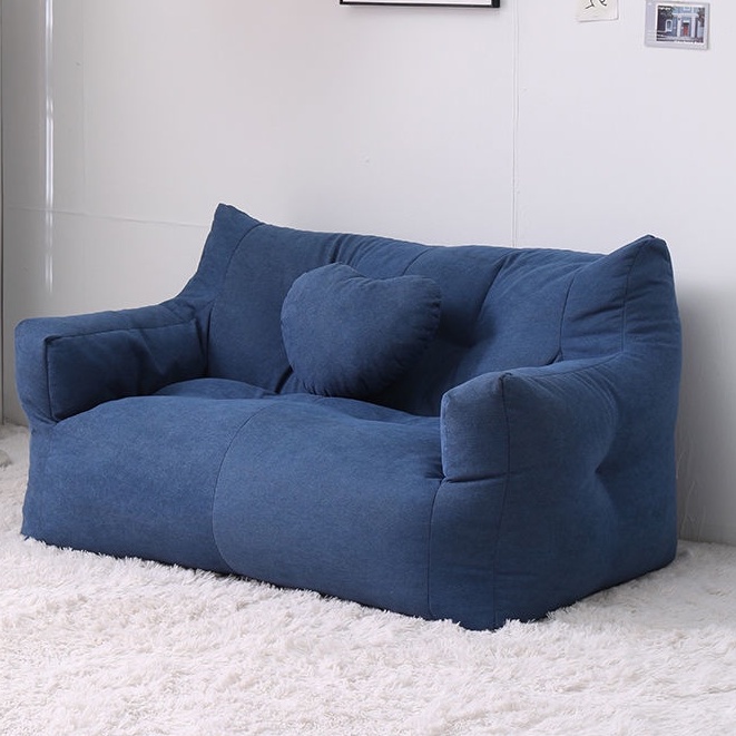 Ghế sofa lười tatami hạt xốp, cỡ lớn, ghế đôi siêu bền và nhẹ, hình dáng dễ thương cảm giác thỏa mãi dễ chịu dễ vệ sinh