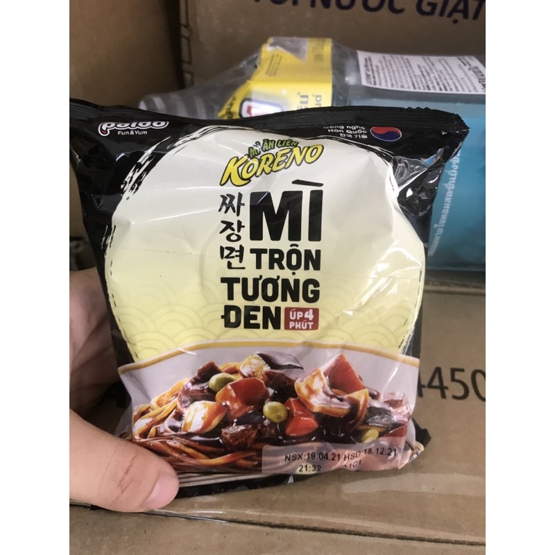 MỲ TRỘN TƯƠNG ĐEN KORENO 115g/ hộp 68g | BigBuy360 - bigbuy360.vn