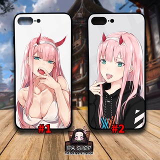Zero Two - Ốp Lưng Anime I.phone 6 6s 7 8 7+ 8+ X Xs Max Xr 11 pro max 12 pro max 13 pro max IP