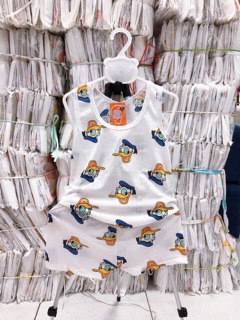 Cotton giấy ba lỗ cho bé (8-17kg)
