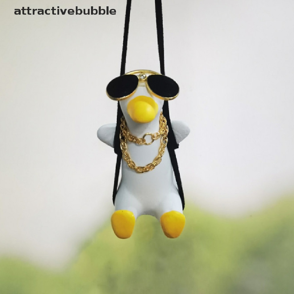 Phụ Kiện Treo Trang Trí Gương Chiếu Hậu Xe Ô Tô Hình Vịt Con Dễ Thương