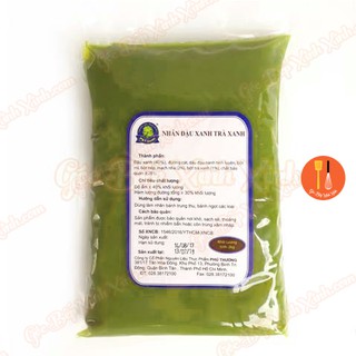 Nhân đậu xanh trà xanh Phú Thương 1Kg | nhân bánh làm sẵn