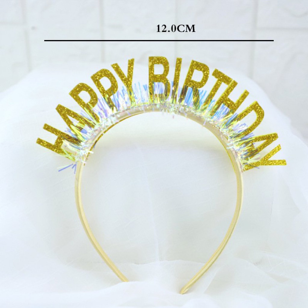 [SIÊU RẺ❤️] – Bờm Happy Birthday M1 - Trang trí bánh sinh nhật bánh kem