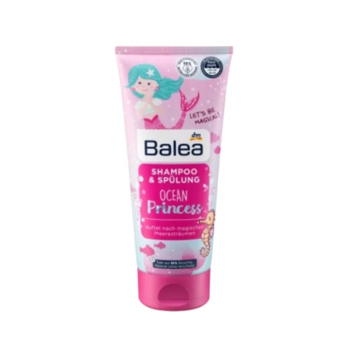 Dầu &amp; sữa tắm gội xả Balea Princess 2in1 Đức trẻ em, xịt dưỡng tóc cho bé - Shop Viloet
