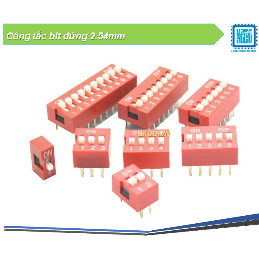 Công tắc bit đứng 2.54mm