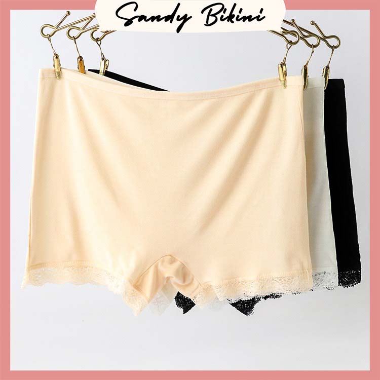 Quần Đùi Mặc Váy Cotton Siêu Mềm Chân Ren (1820)