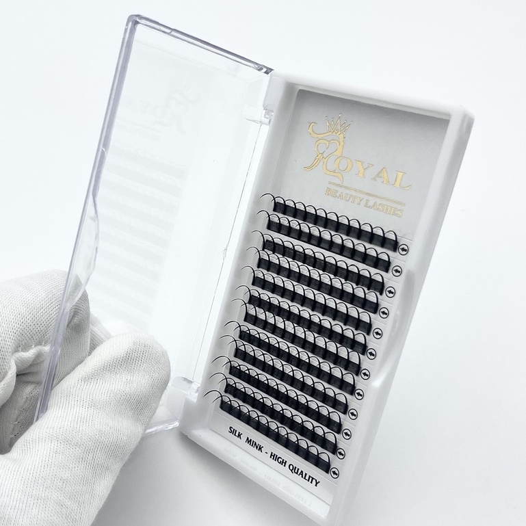 Mi Trụ ROYAL EYELASH Katun Wispy Lông Chồn Cao Cấp Mix Size 12 -15mm