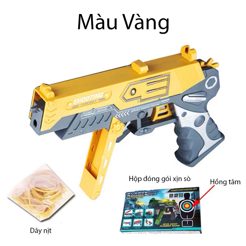 Đồ chơi bắn nịt dây thun chất liệu nhựa abs Tặng SẴN DÂY NỊT 20