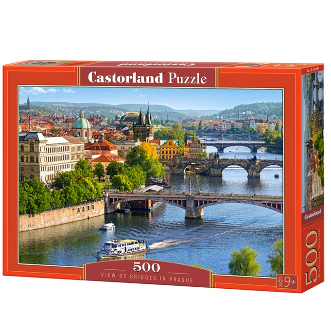 Xếp hình puzzle Prague CH Séc 500 mảnh CASTORLAND B-53087
