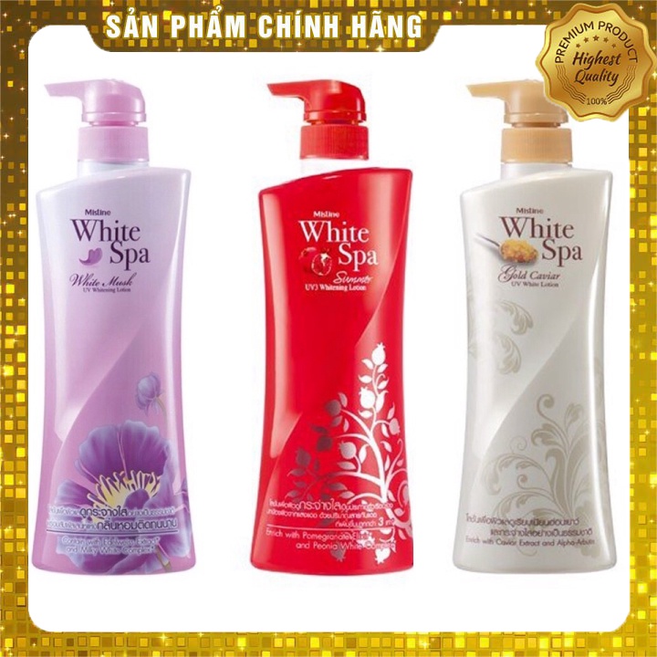 Lotion Dưỡng Trắng Da Mistine White Spa 400ml Thái Lan