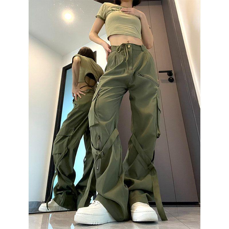 Quần Dài Dáng Suông Rộng Phong Cách Thời Trang Mỹ