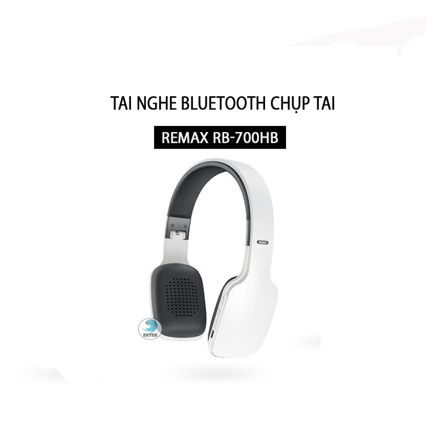 [Mã 267ELSALE hoàn 7% đơn 300K] Tai nghe Bluetooth Chụp Tai Remax RB-700HB (Trắng,đen,xanh)