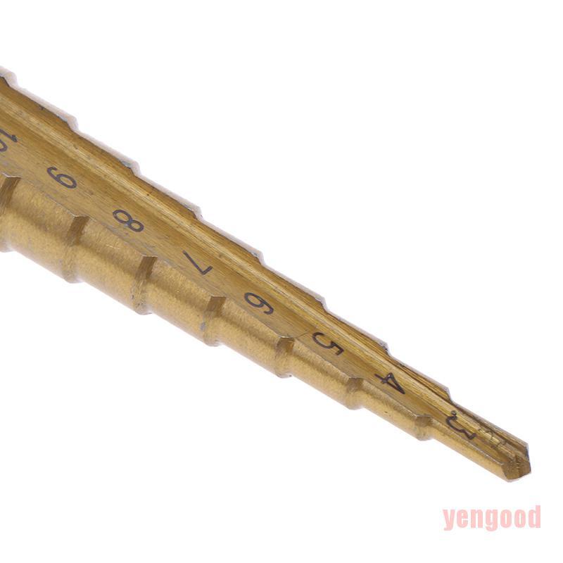 Mũi khoan chia bậc tay cầm lục giác bằng kim loại