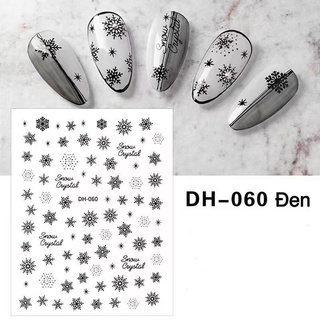 sticker dán NOEL trang trí móng tay chân