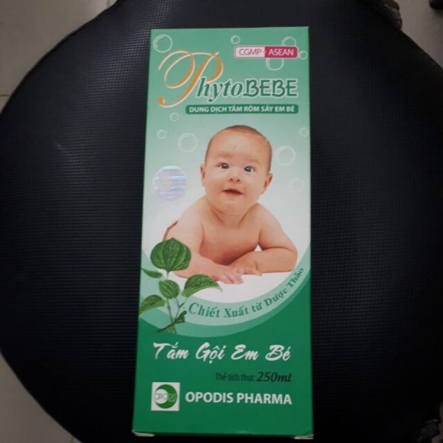 Tắm gội thảo dược rôm sảy cho bé Phytobebe 100ml Chính Hãng