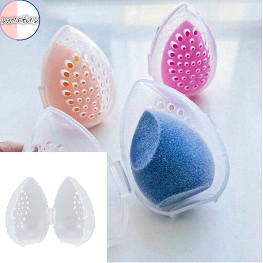 Hộp Đựng Mút Trang Điểm Trong Suốt Tiện Dụng