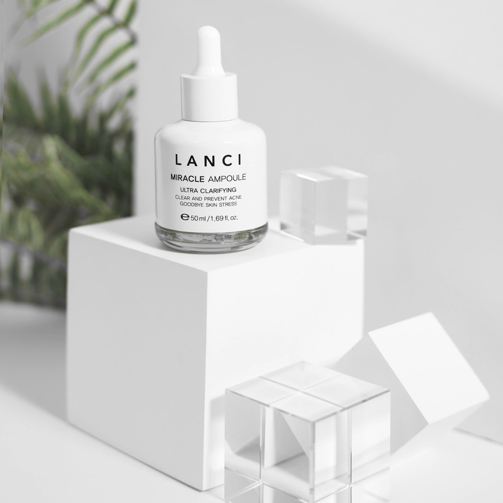 Serum LANCI MIRACLE AMPOULE 50ml Dưỡng Trắng, Tăng Độ Đàn Hồi Cho Da