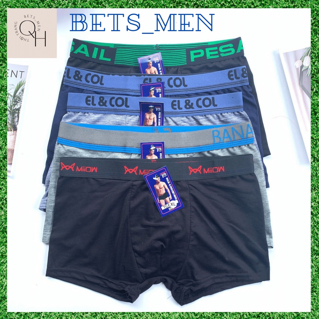 Quần Lót Boxer Sịp Đùi Nam Thấm Hút Mồ Hôi Khử Mùi Kháng Khuẩn