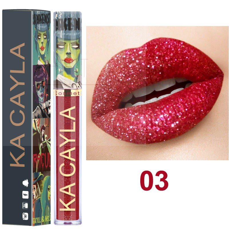 (Hàng Mới Về) 1 Son Kem Ánh Kim Lấp Lánh Chống Nước Bền Màu Dài Lâu | BigBuy360 - bigbuy360.vn