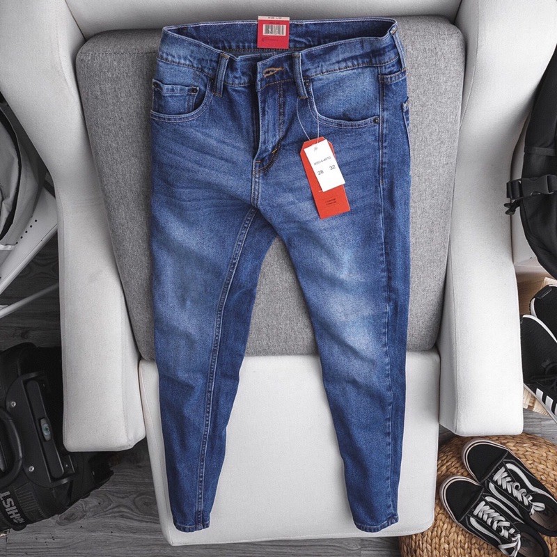 Quần Bò Nam cao cấp ống suông nhẹ | BigBuy360 - bigbuy360.vn