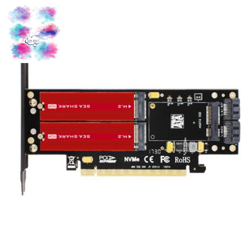 Quạt Tản Nhiệt Jyi Sk16-Pro Nvme Ngff Adapter X16 Pci-E3 Full Speed M.2 2280