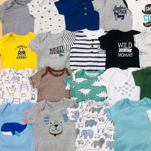 (Sale) Body chip, bodysuit Carter’s cho bé trai, bé gái tay ngắn, tay dài | BigBuy360 - bigbuy360.vn