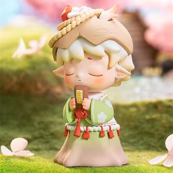 ★Hgtoys★  Búp Bê MIHU MIMI Hoa Đào Phong Cách Dân Tộc Mới Để Trang Trí