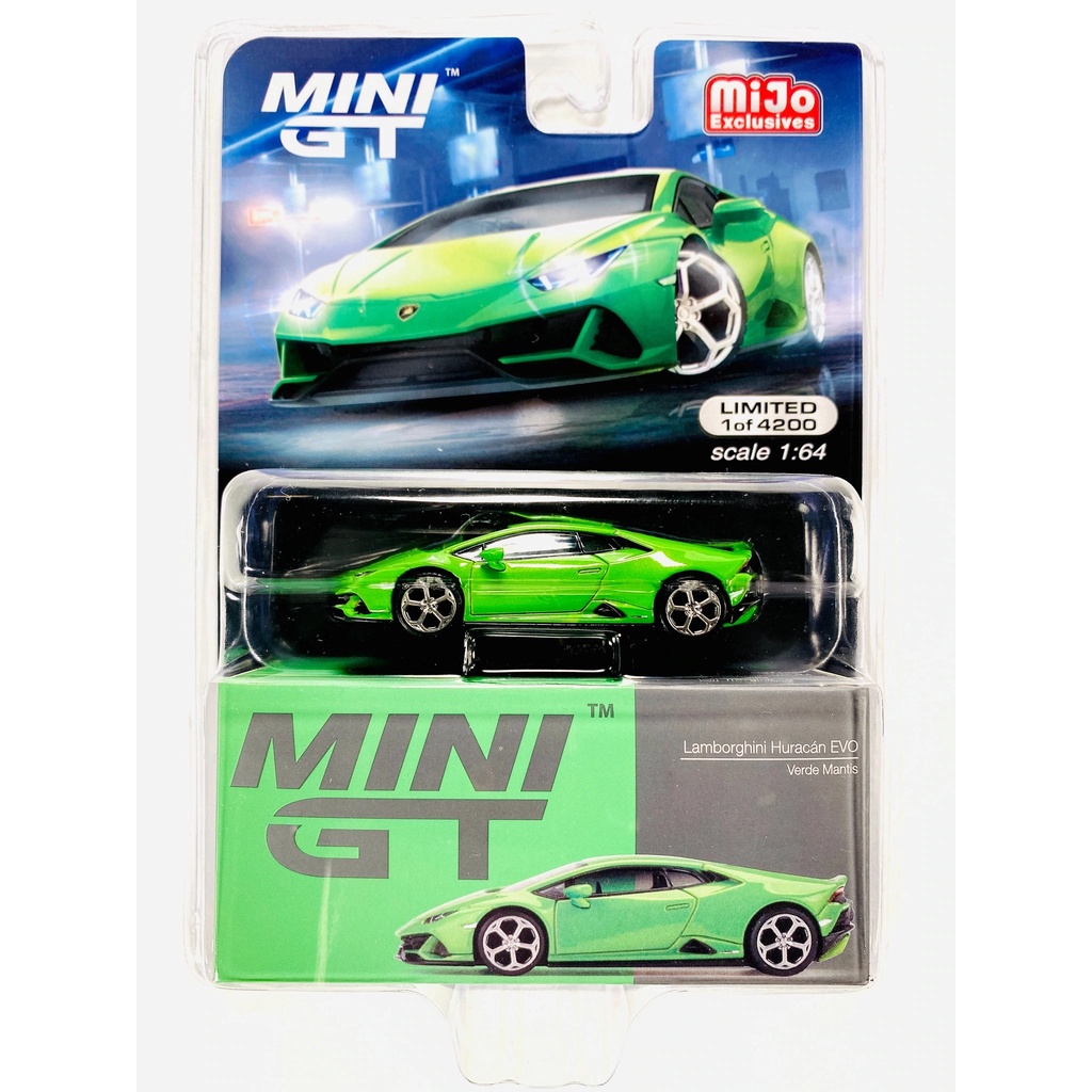 Saigontoys Lamborghini Huracan - Xe mô hình cao cấp tỷ lệ 1/64 chính hãng MINIGT - Card Mỹ