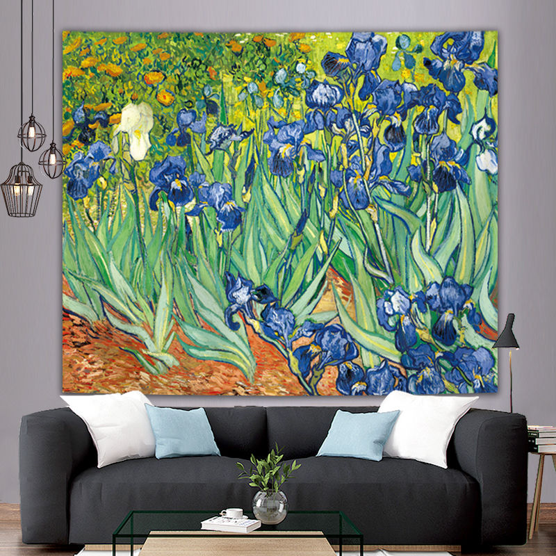 Thảm Treo Tường Phong Cách Tranh Sơn Dầu Trang Trí Nhà Cửa