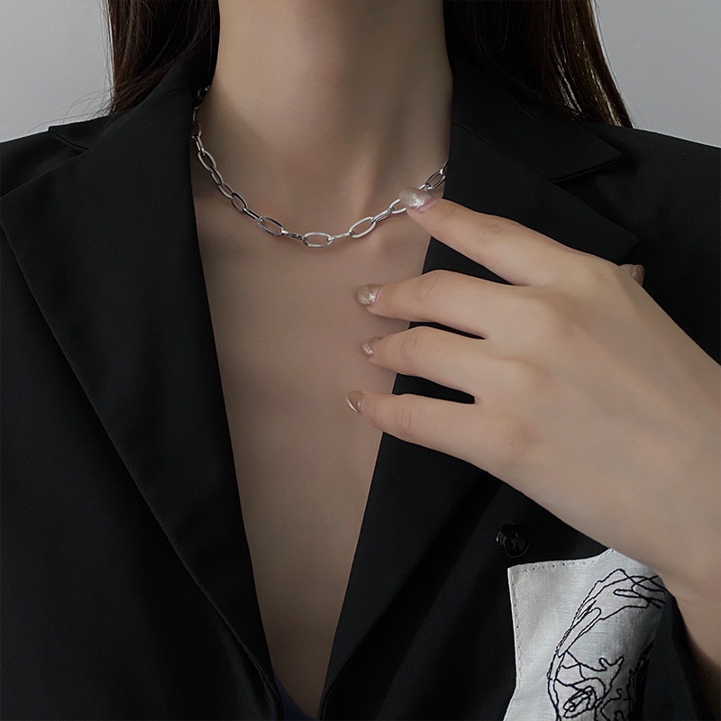 Vòng Cổ Dây Chuyền Nữ Thiết Kế Dáng Xích Mỏng Đơn Giản
