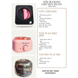 Combo wax kèm nồi nấu sáp