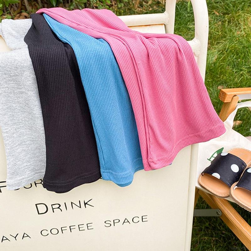 Quần dài ống loe màu trơn kiểu dáng thời trang dành cho bé gái