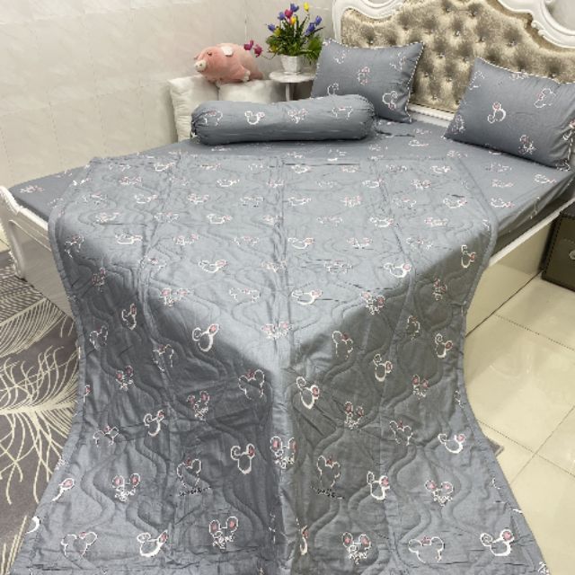 BỘ DRAP COTTON HÀN QUỐC 4 MÓN