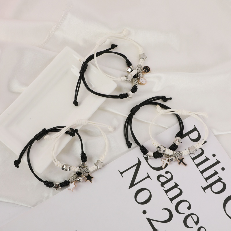 Set 2 Vòng Tay Dạ Quang Thời Trang Cho Cặp Đôi