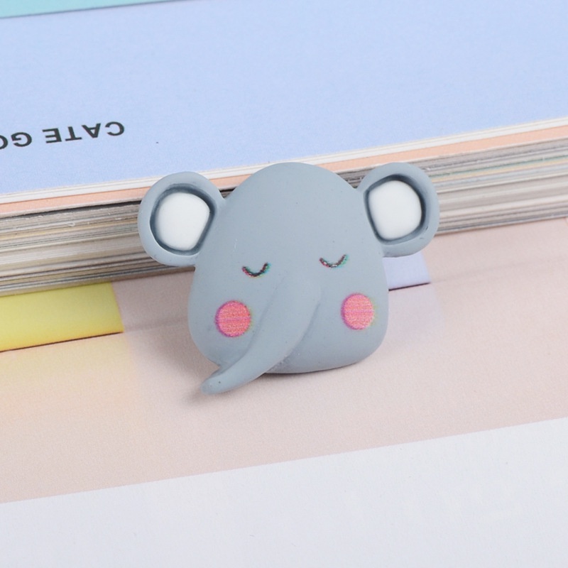 Mô hình 05 Mặt con thú ngộ nghĩnh dùng làm đồ thủ công trang trí handmade Charm SLime