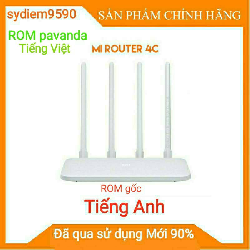 Bộ phát wifi router 4c Xiaomi Modem WiFi Xiaomi 4C 4 Râu Router R4CM