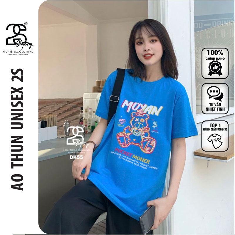 Áo Thun Unisex Nam Nữ TEEZ - DK55 Form Rộng Tay Lỡ Freesize