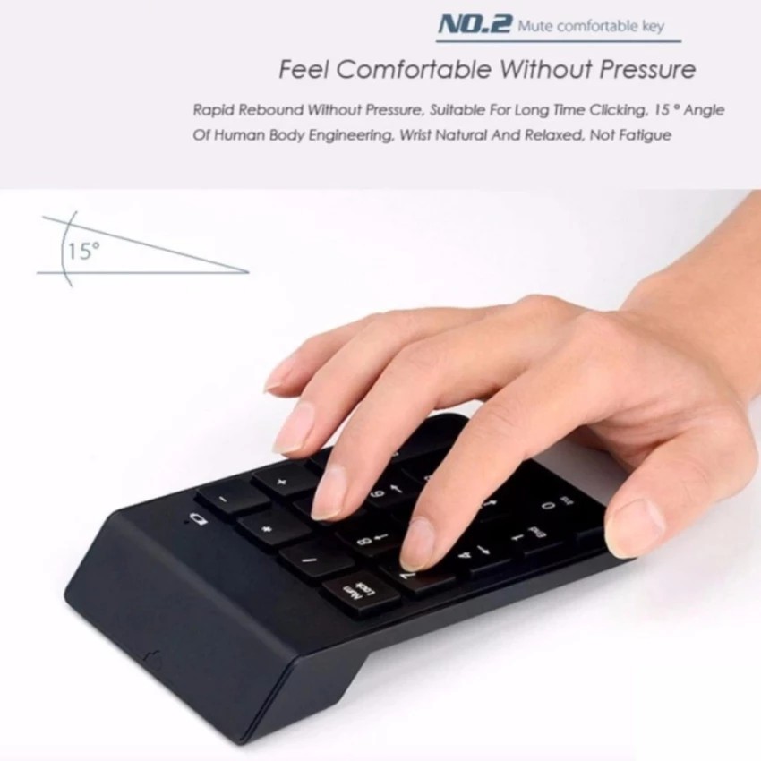 Bàn phím số không dây cho laptop Mini Number Keyboard | BigBuy360 - bigbuy360.vn