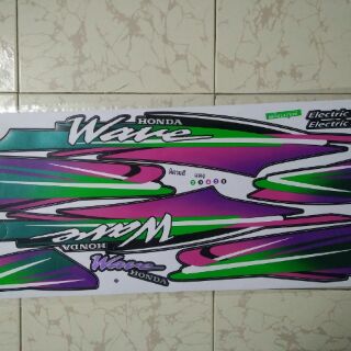 Bộ tem Wave Thái 100 màu đen đời 98 new