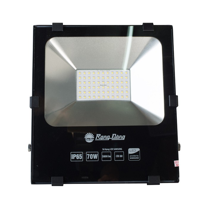 Đèn pha LED 70W Rạng Đông IP 65, chống bụi, chống nước, chipLED Samsung