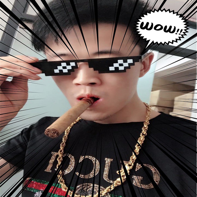 [ Rẻ Vô Địch ] Kính Thug Life - Kính Minecraft