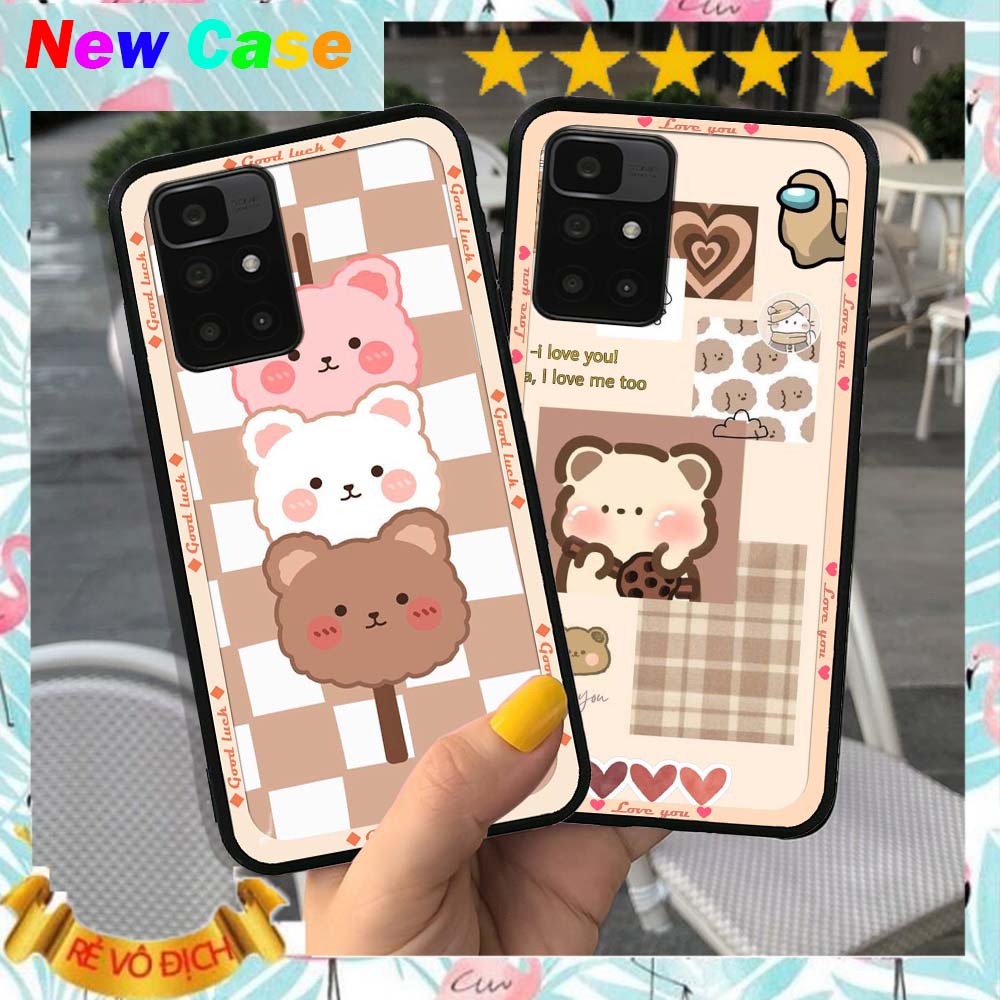 Ốp lưng Xiaomi Redmi 10 in hình họa tiết động vật cute đáng yêu